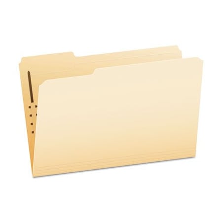 Tops Business Forms Pendaflex, MANILA FOLDERS WITH ONE FASTENER, 1/3-CUT TABS, LEGAL SIZE, 50PK FM310